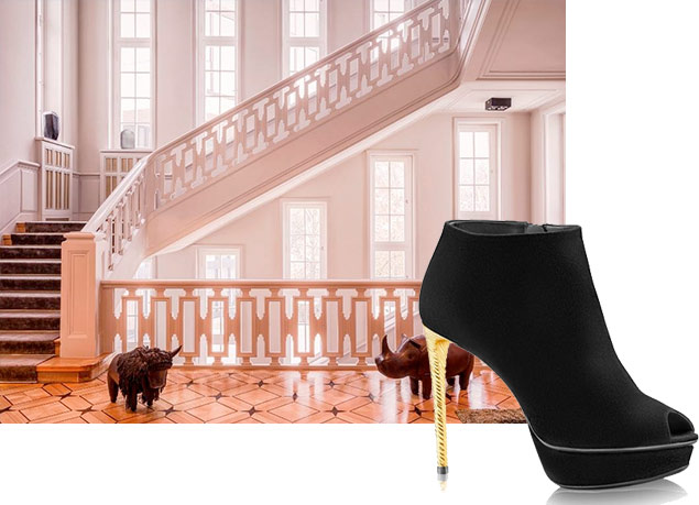 Botines negros de Louis Vuitton disponibles en la web o llamando al 902100878.