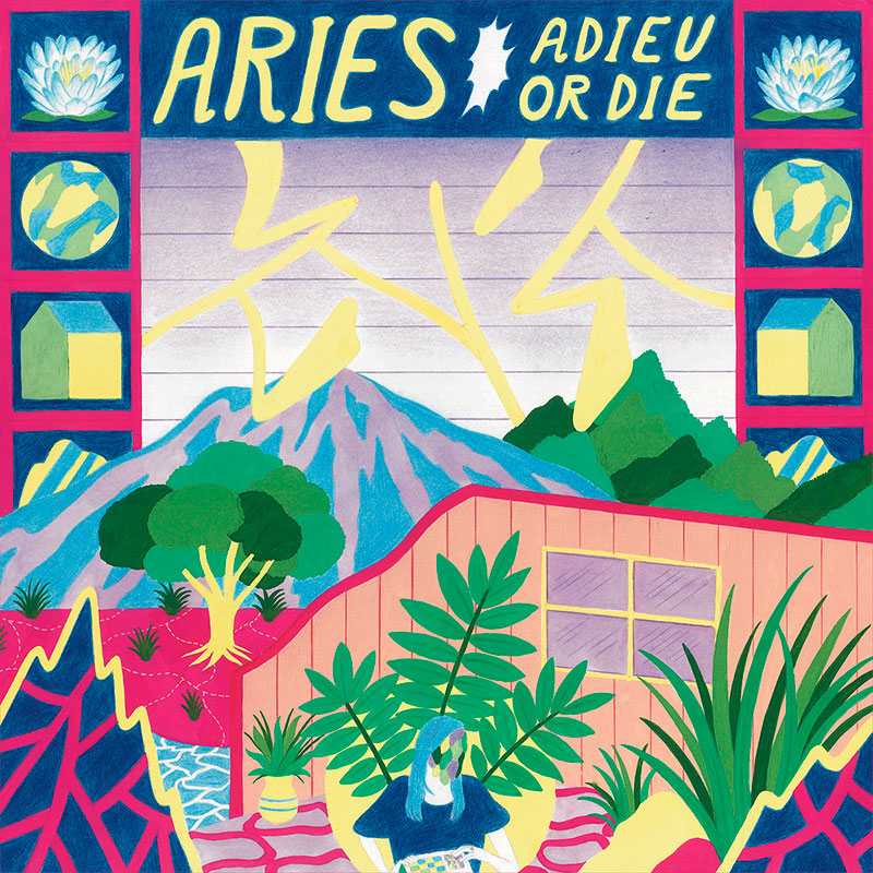 La portada de Adieu or Die, el nuevo disco de Aries.