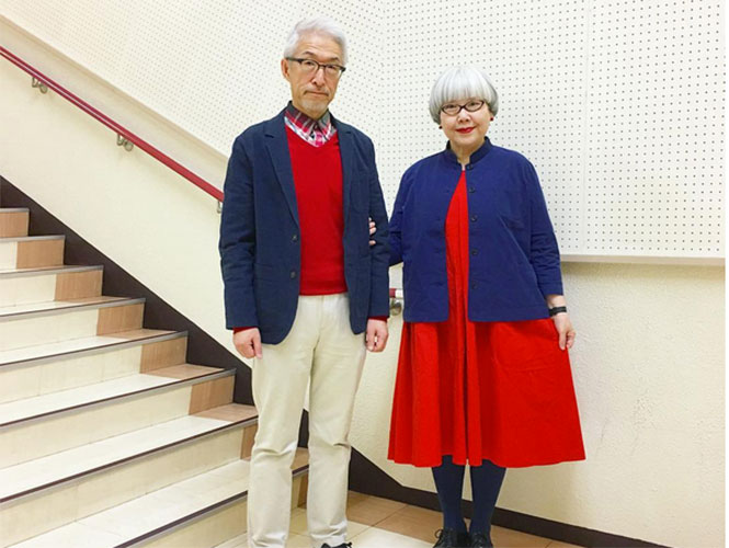 Conoce a la pareja de abuelos japoneses conjuntados que triunfa en Instagram