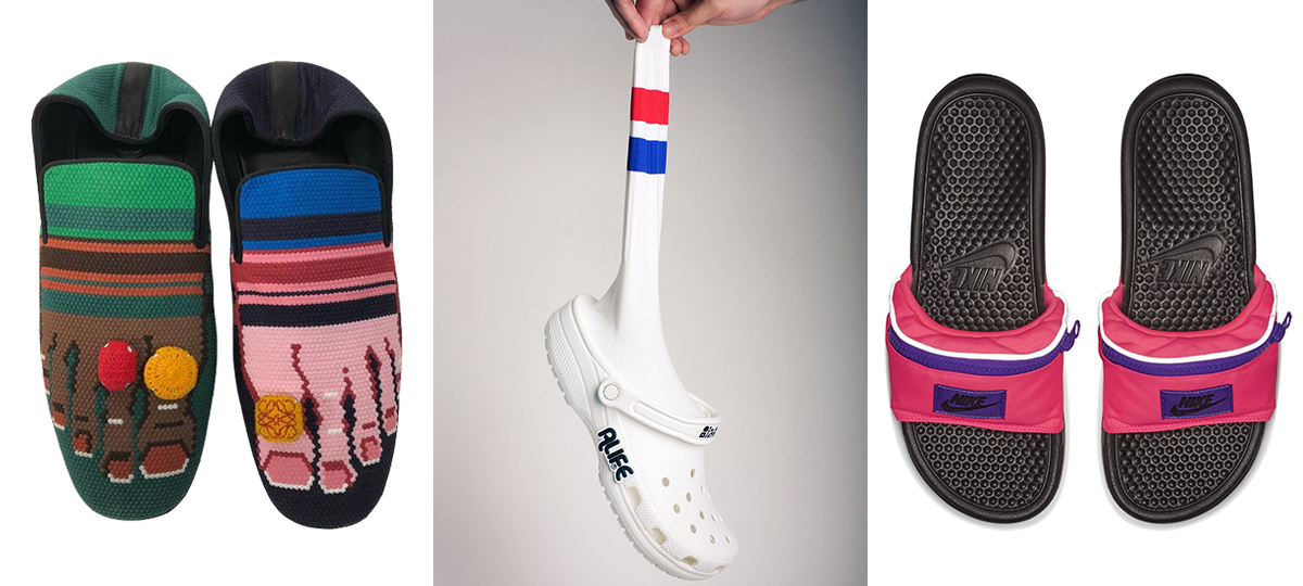La chancla-riñonera y el zueco-calcetín: los zapatos se convierten en meme  | Actualidad, Moda | S Moda EL PAÍS