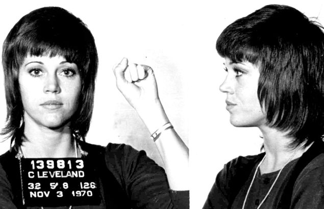 Resultado de imagen para Jane Fonda arresto