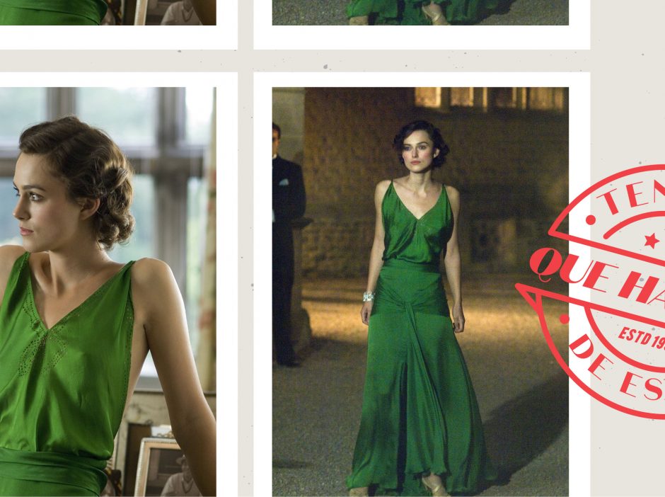 Seda y cortes láser para un traje de noche de 1935: los secretos que  esconde el vestido verde de Keira Knightley en 'Expiación'