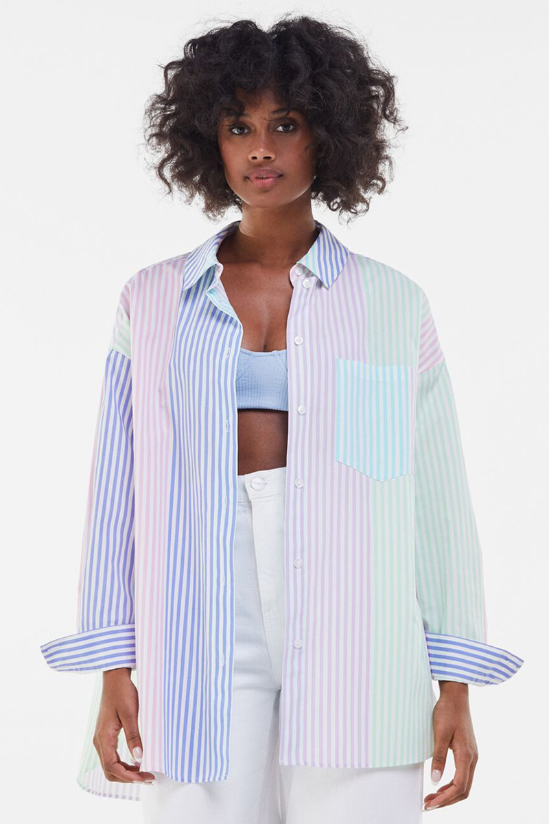 Con rayas de colores y patrón gigantesco: la 'camisa Micolor' es la compra la primavera | Moda, Shopping | S Moda PAÍS