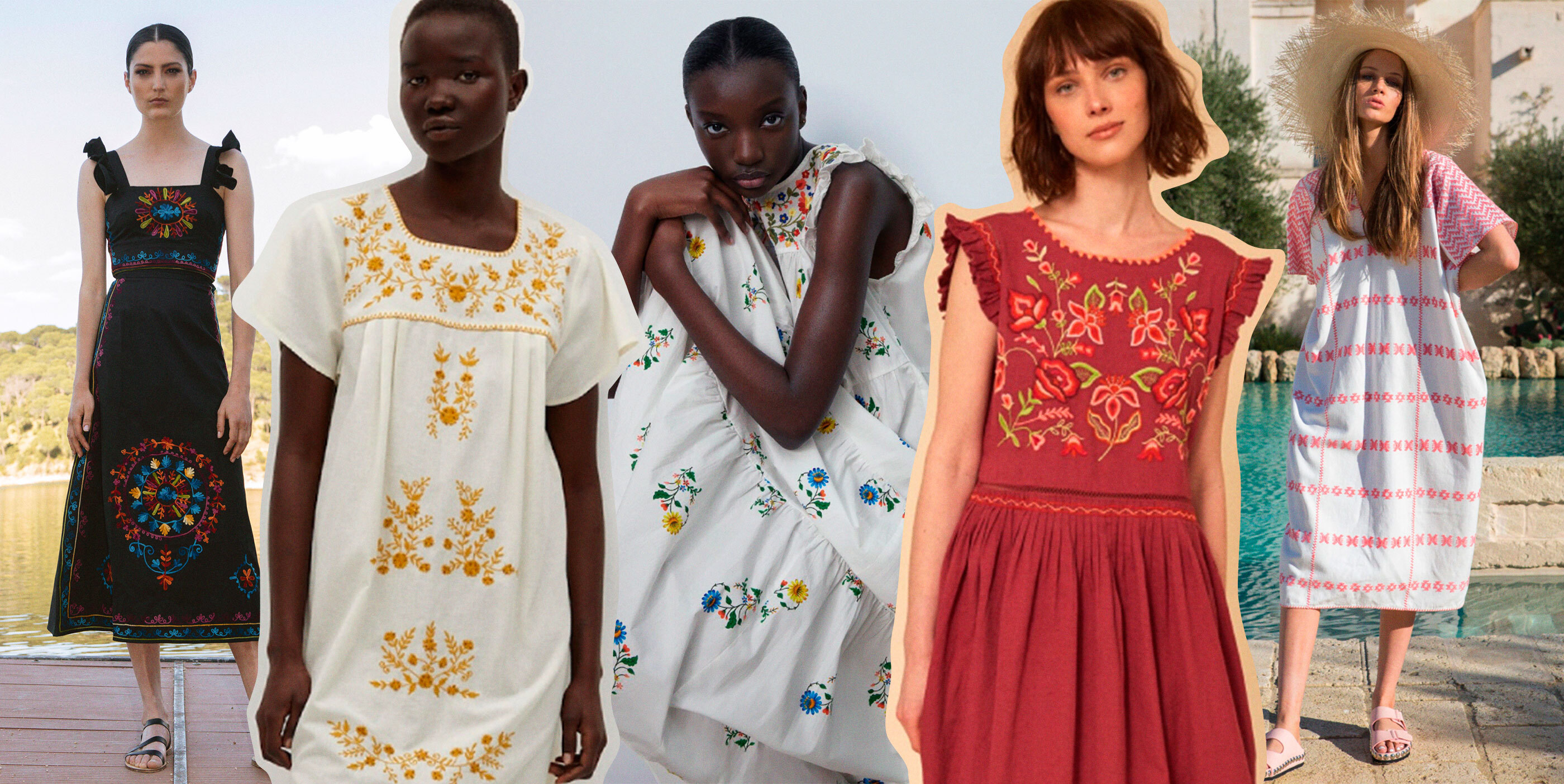 Multiplicación Rebaja garrapata 13 firmas en las que conseguir el vestido bordado del verano | Moda | S  Moda EL PAÍS