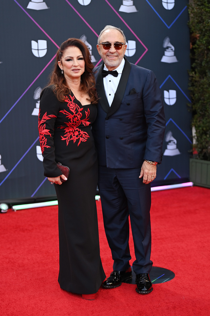 Gloria Estefan y Emilio Estefan en los Latin Grammy 2021