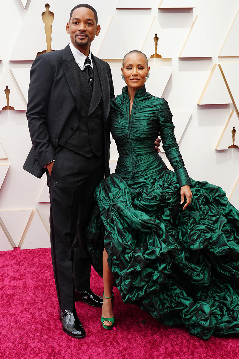 Will Smith (de Dolce & Gabbana), junto a su esposa, Jada Pinket
