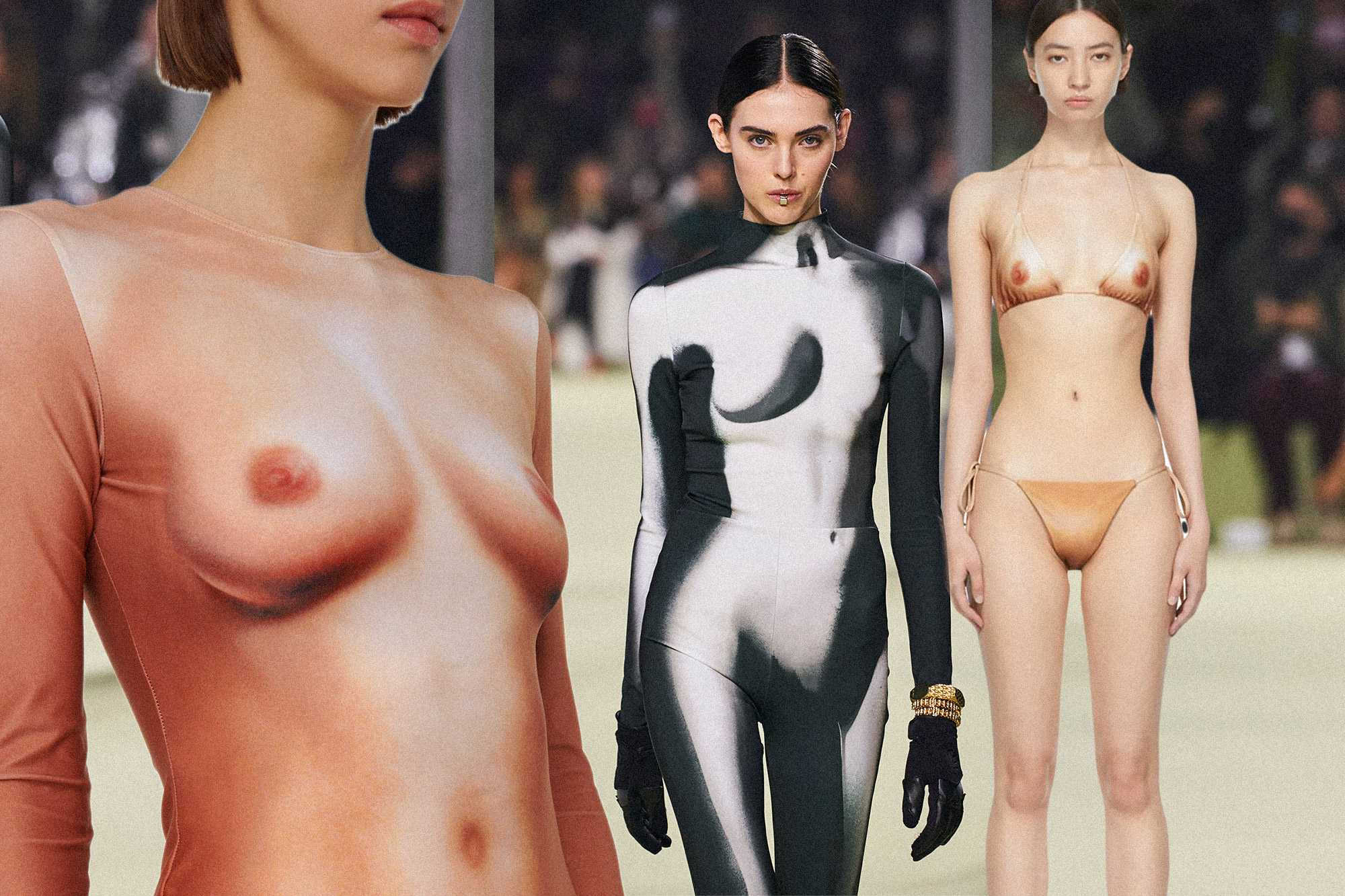 El auge del vestido-desnudo o por qué la moda se ha empeñado en estampar pezones hiperrealistas en las prendas Moda S Moda EL PAÍS imagen