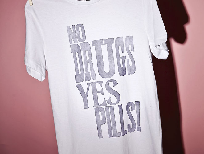 Camiseta drogas