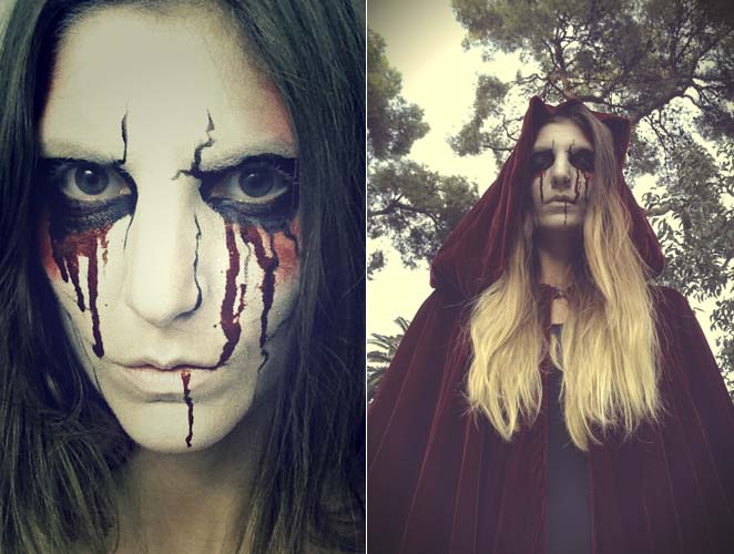  DIY  Un maquillaje de muerte para Halloween
