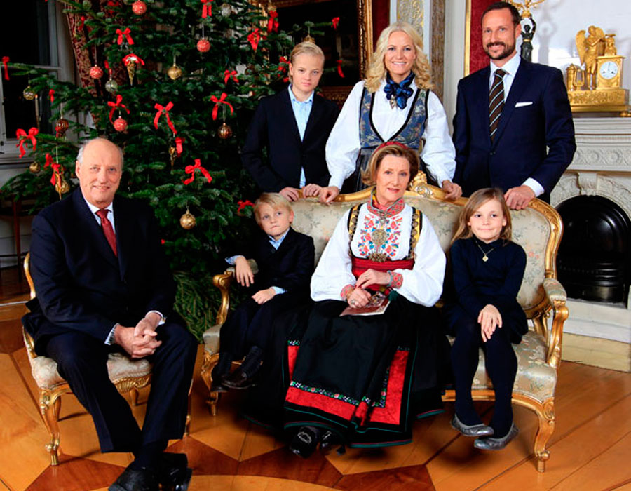 Familia real noruega Navidad