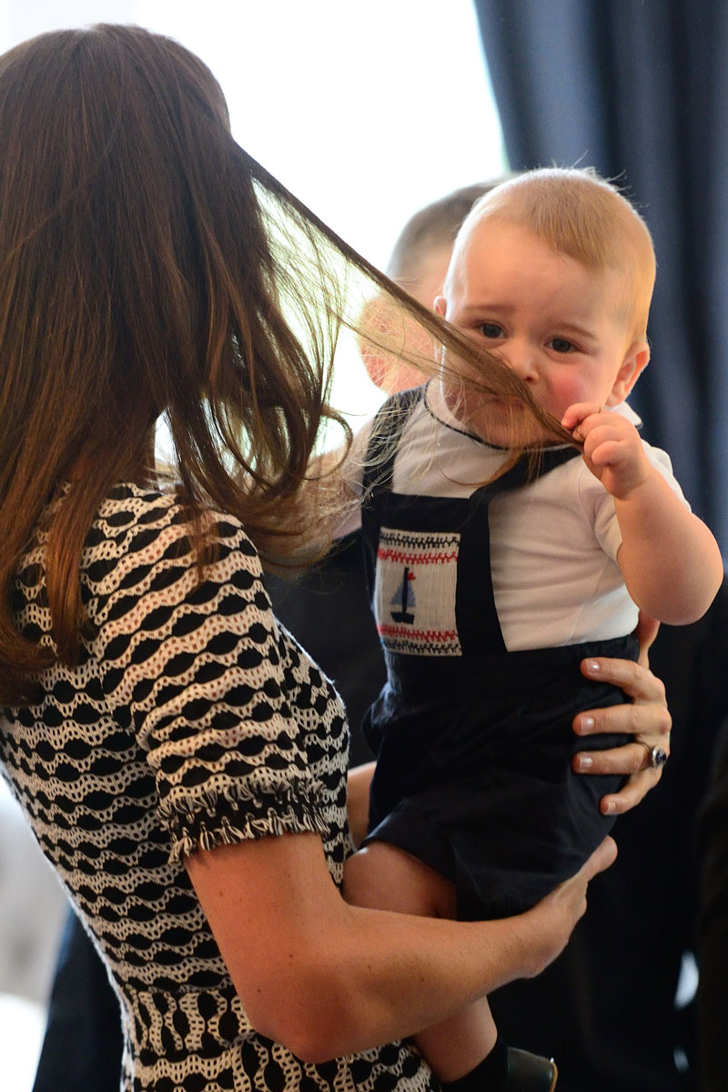 asi ha sido el primer año de vida del principe jorge el bebe mas famoso del mundo
