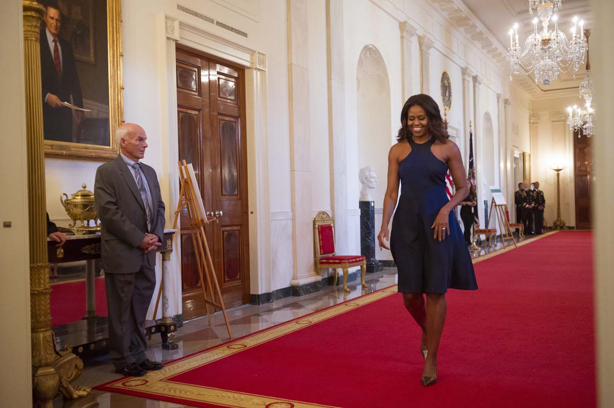 Michelle Obama, anfritiona de un taller de jóvenes diseñadores