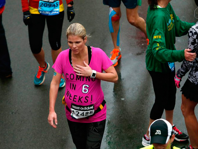 maraton embarazada 